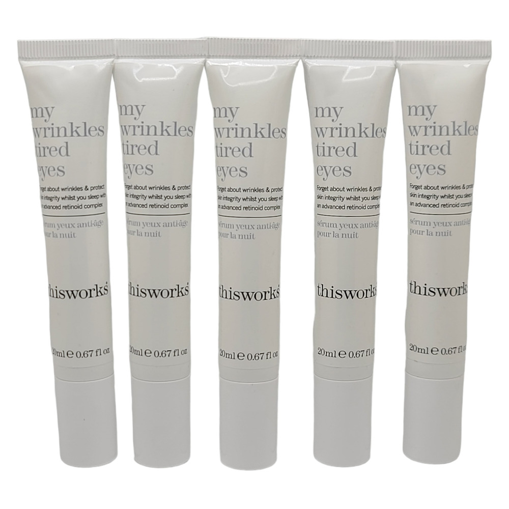 5 Pack This Works My Wrinkles Tired Eyes 0.67 *New without Box*
